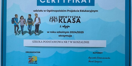 1b - Projekt Edukacyjny EMPATYCZNA KLASA