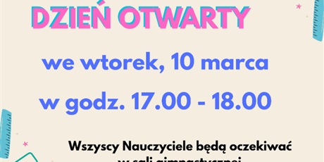 Dzień otwarty dla Rodziców naszych Uczniów