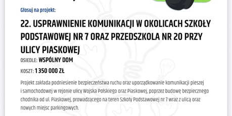 Głosujemy na nasz projekt w Budżecie Obywatelskim