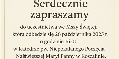 Msza w intencji naszej szkoły