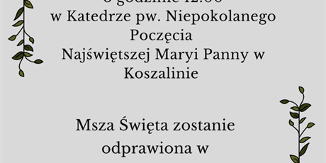 Msza w intencji zdrowia naszej uczennicy
