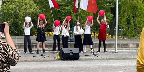 Udział w obchodach Dnia Flagi 