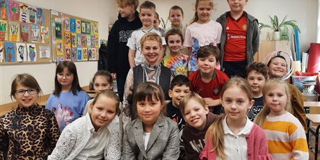 Wizyta Posłanki na szkolnym konkursie