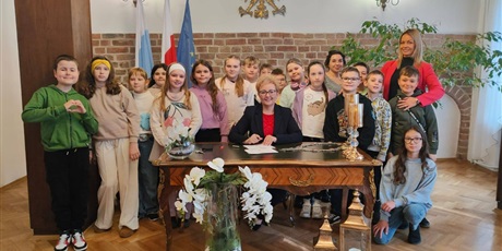 Wycieczka klasy 3 c do Pałacu Ślubów