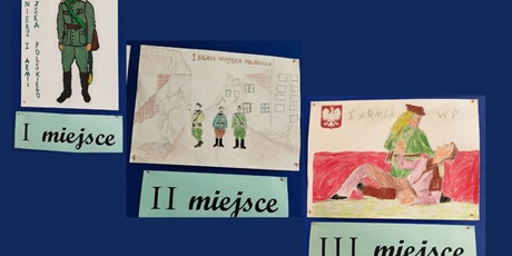 Szkolny Konkurs Plastyczny pt. "Żołnierze I Armii Wojska Polskiego"