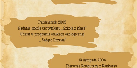 Wydarzenia z życia szkoły
